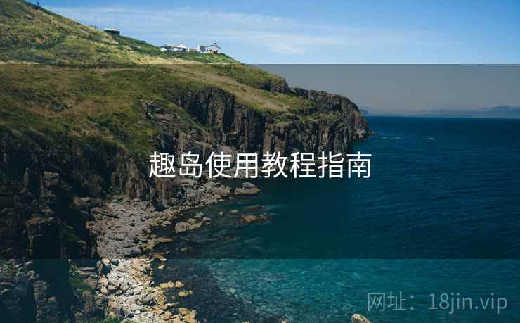 趣岛使用教程指南