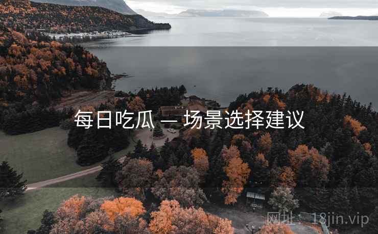 每日吃瓜 — 场景选择建议
