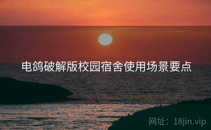 电鸽破解版校园宿舍使用场景要点