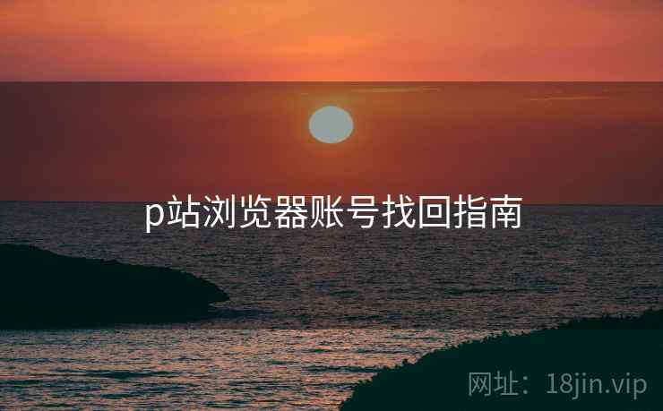 p站浏览器账号找回指南