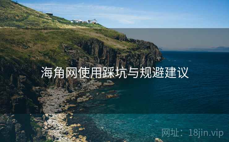 海角网使用踩坑与规避建议