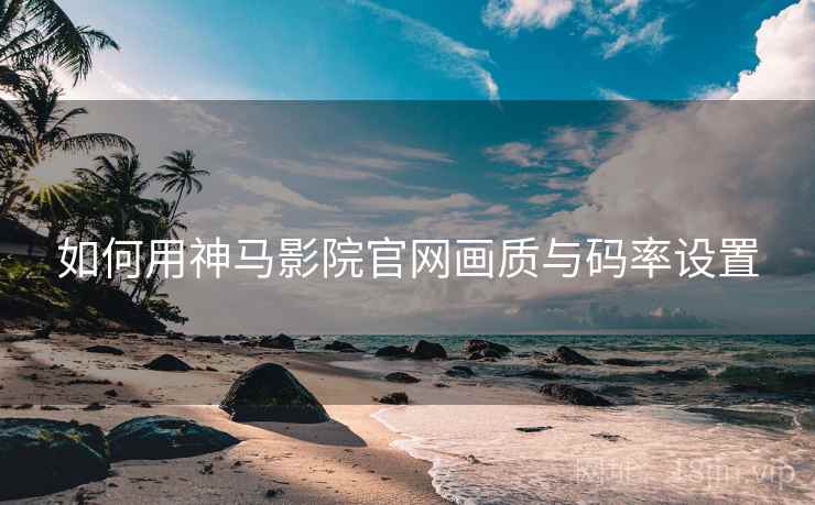 如何用神马影院官网画质与码率设置